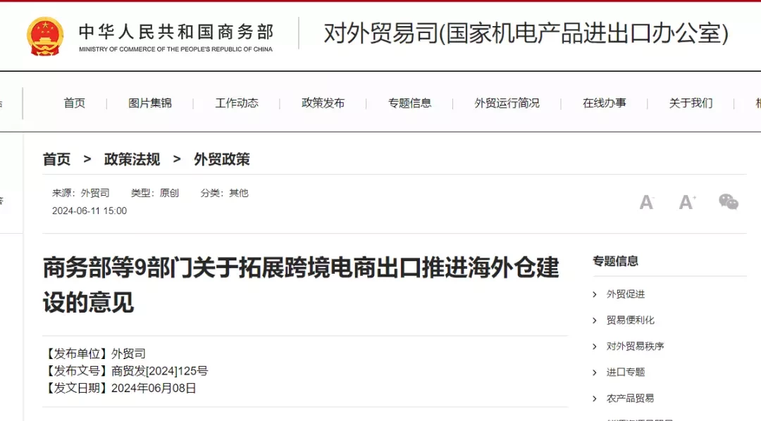 重磅政策出台！商务部联合九部委力挺跨境电商，大力扶持这些企业“出海” 狮城新闻 新加坡新闻